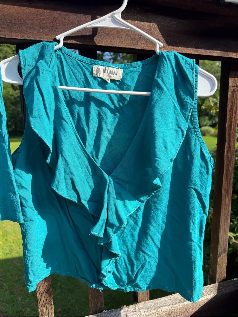 Platinum Fashion Teal 2-Piece Shorts Set | Designed in Greece | Rayon | S/M